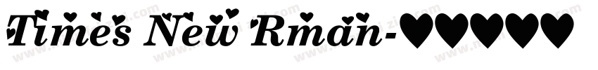 Times New Rman字体转换